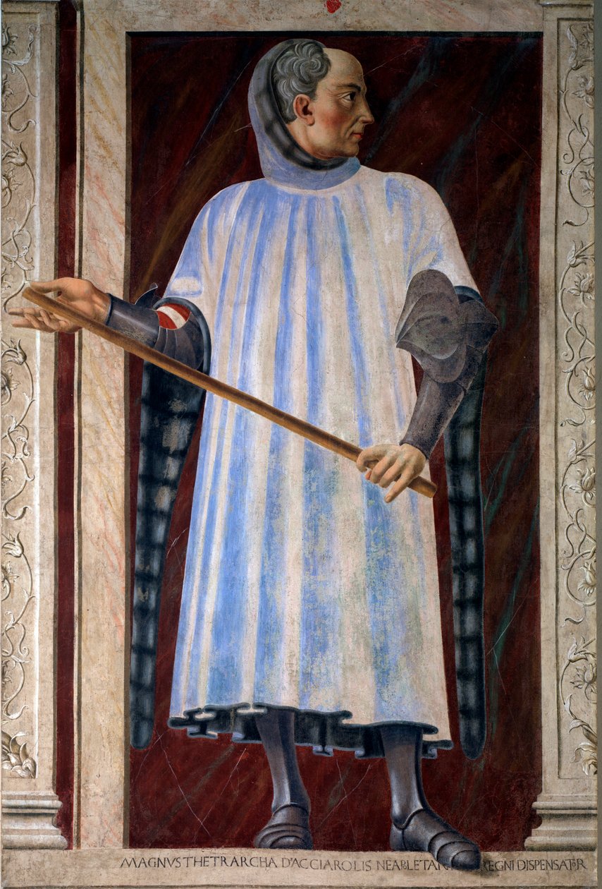 Portrait of Niccolo Acciaiuoli, Grand Seneschal of Naples by Andrea del Castagno