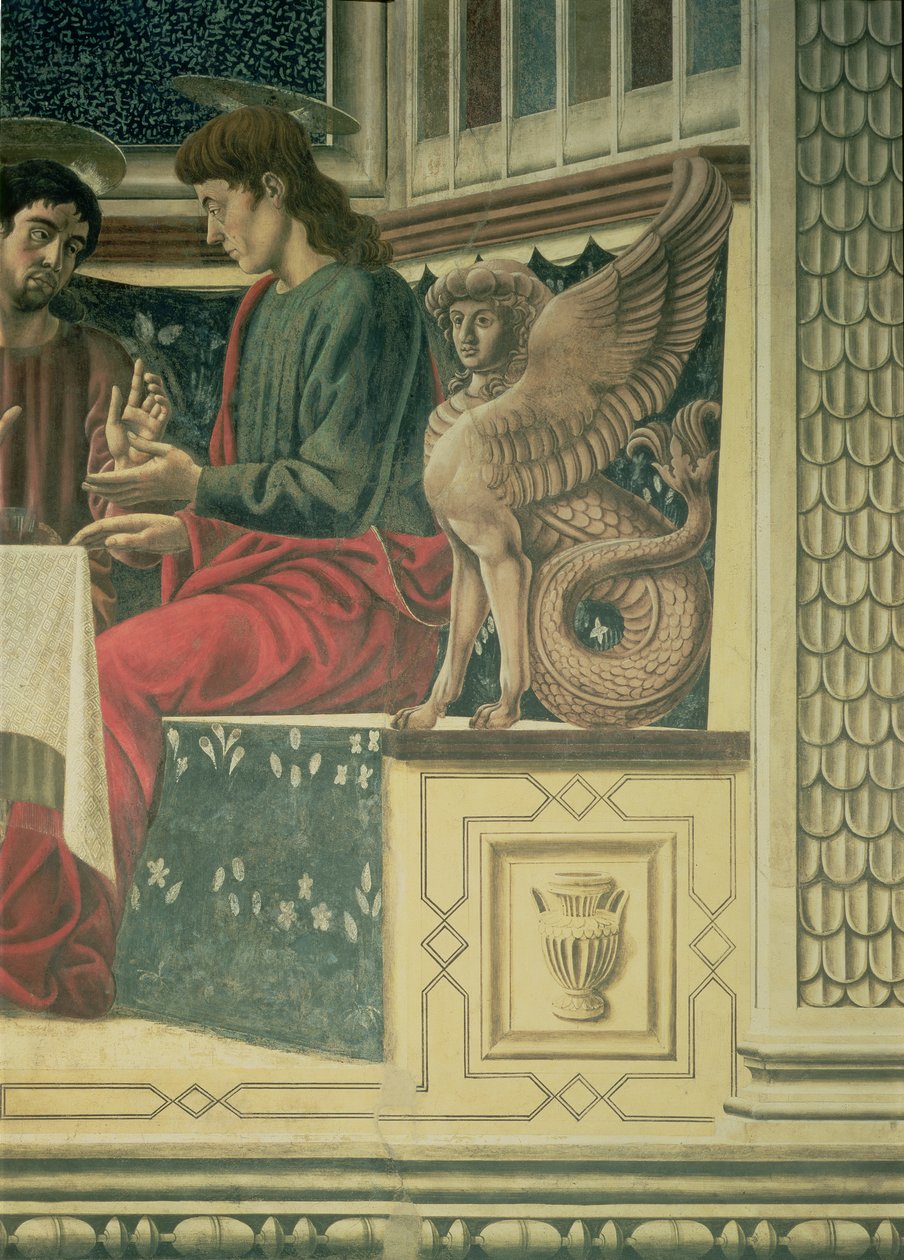 The Last Supper (detail of St. James the Less) by Andrea del Castagno
