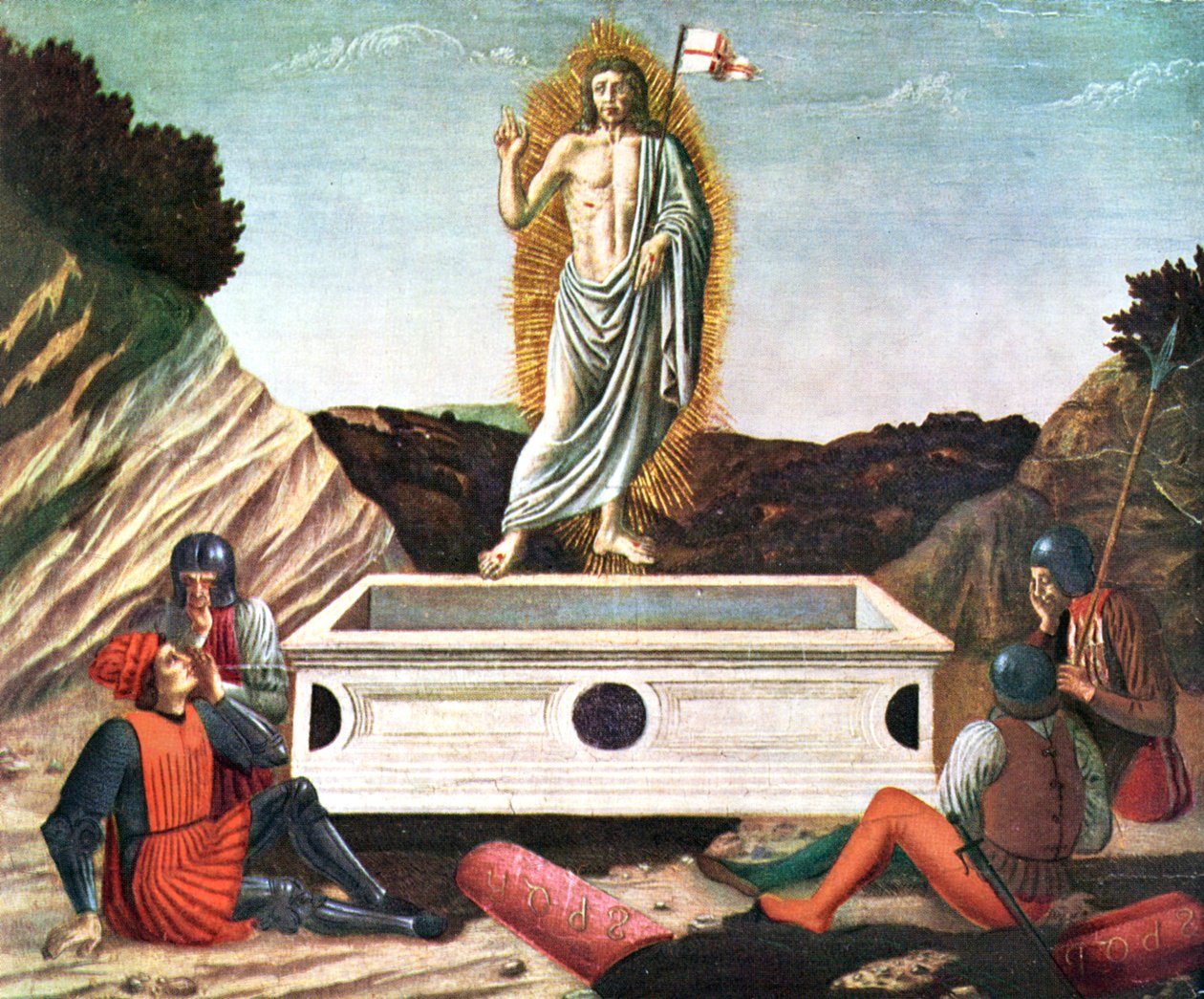 The Resurrection by Andrea del Castagno