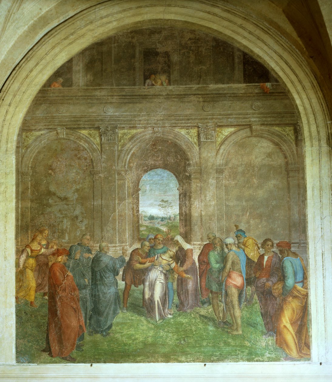 Healing of the Possessed Woman by Andrea del Sarto