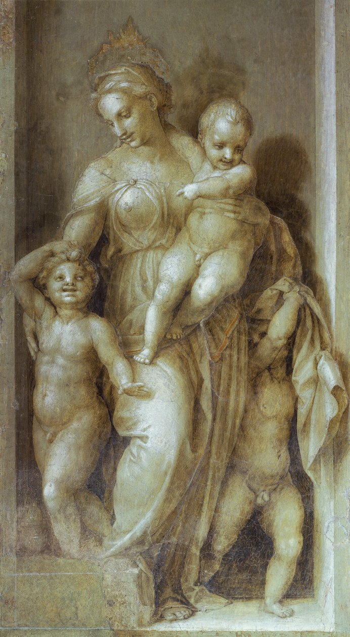 Representation of Charity (detail) by Andrea del Sarto