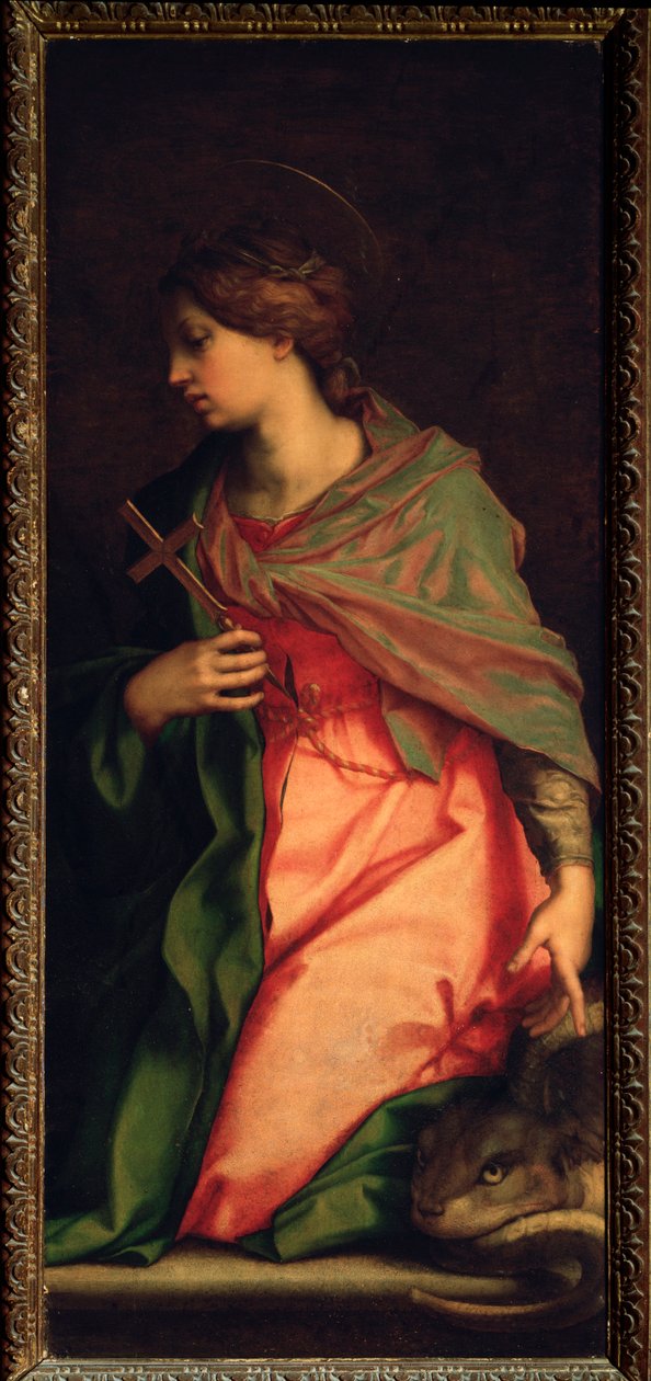 Saint Margarita of Antioch, Altarpiece of St. Agnes by Andrea del Sarto