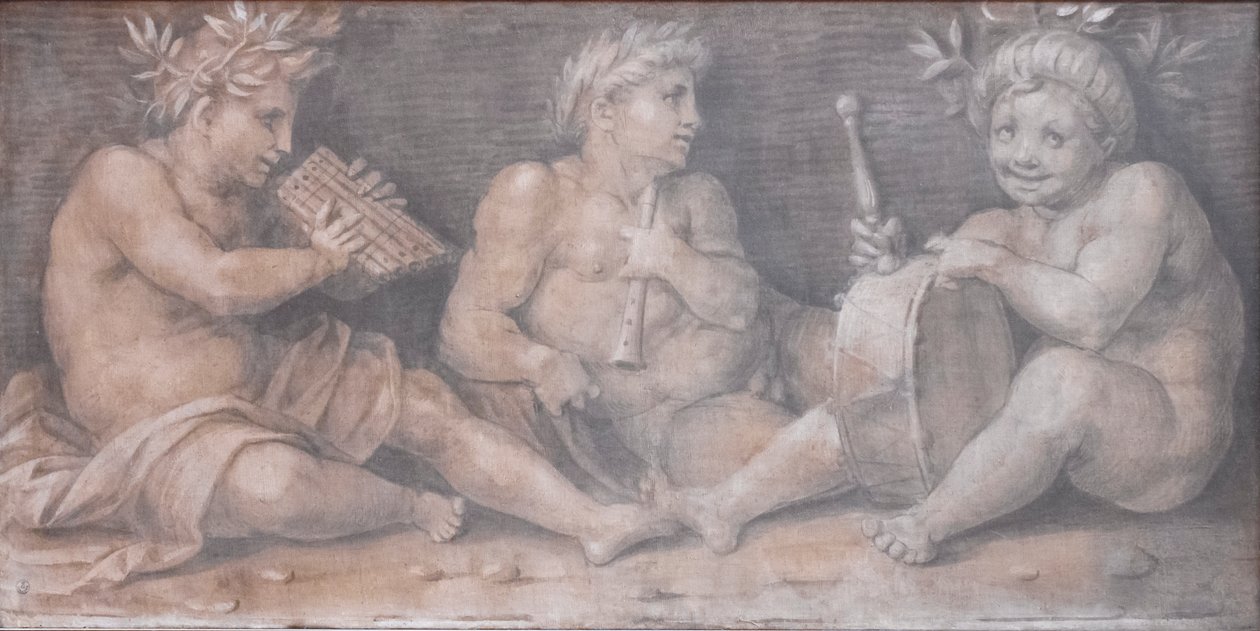Scene with Figures in the Classical Style by Andrea del Sarto