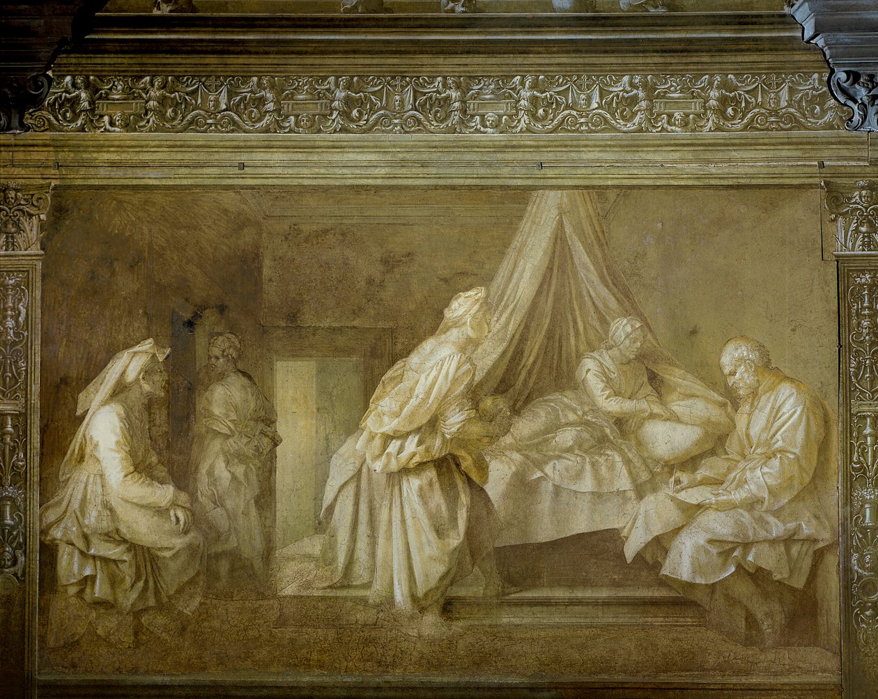 Stories of St John (detail) by Andrea del Sarto