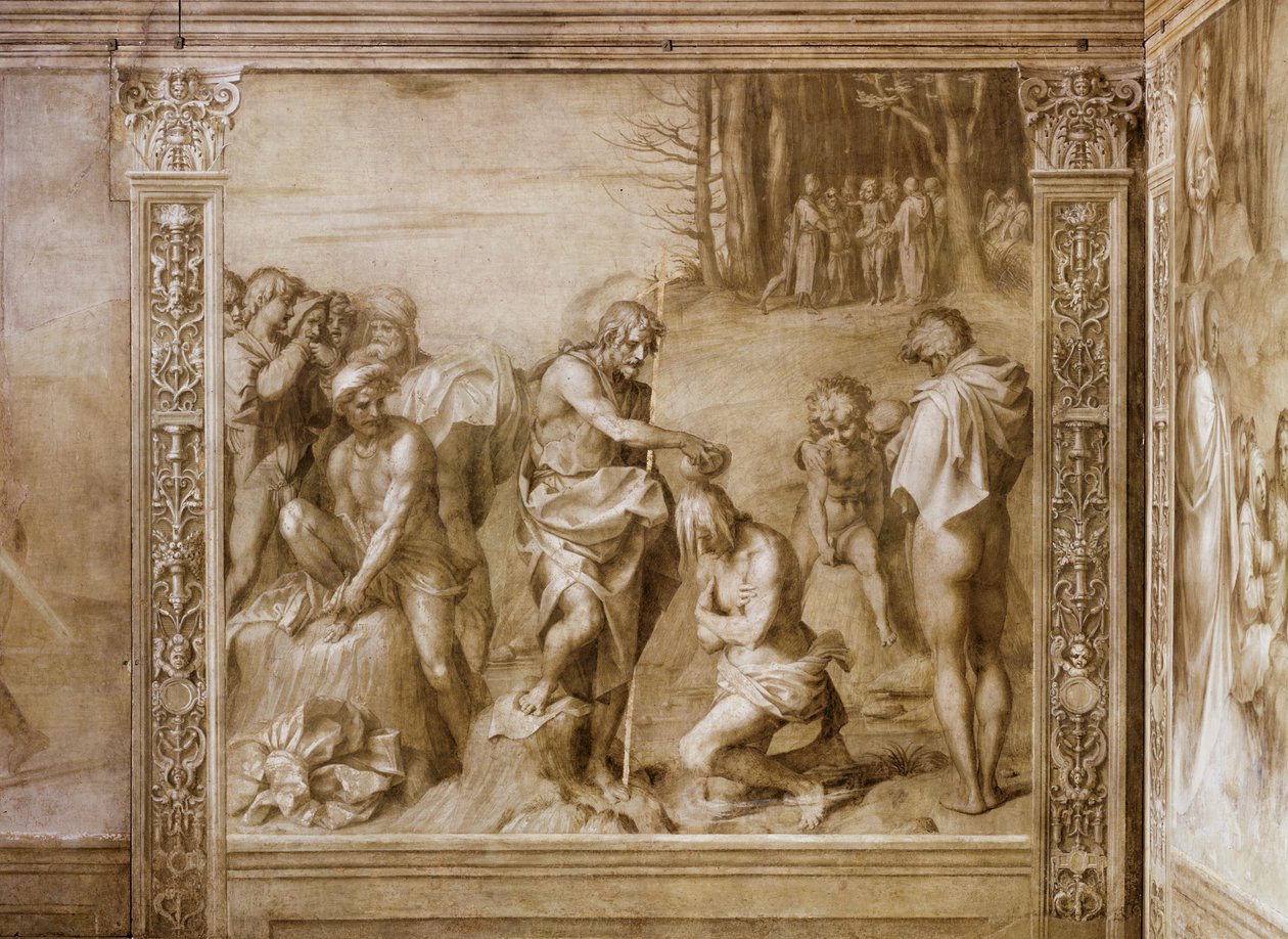 Stories of St. John the Baptist: Baptism of the Multitudes by Andrea del Sarto