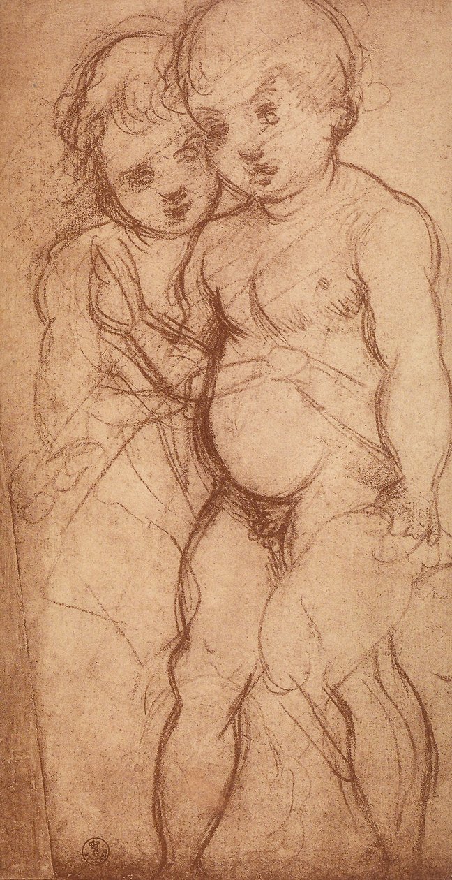 Study of Two Cherubs by Andrea del Sarto