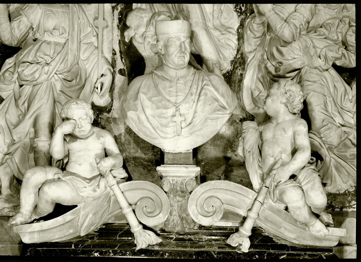Funerary monument of Cardinal Forteguerri (detail) by Andrea del Verrocchio