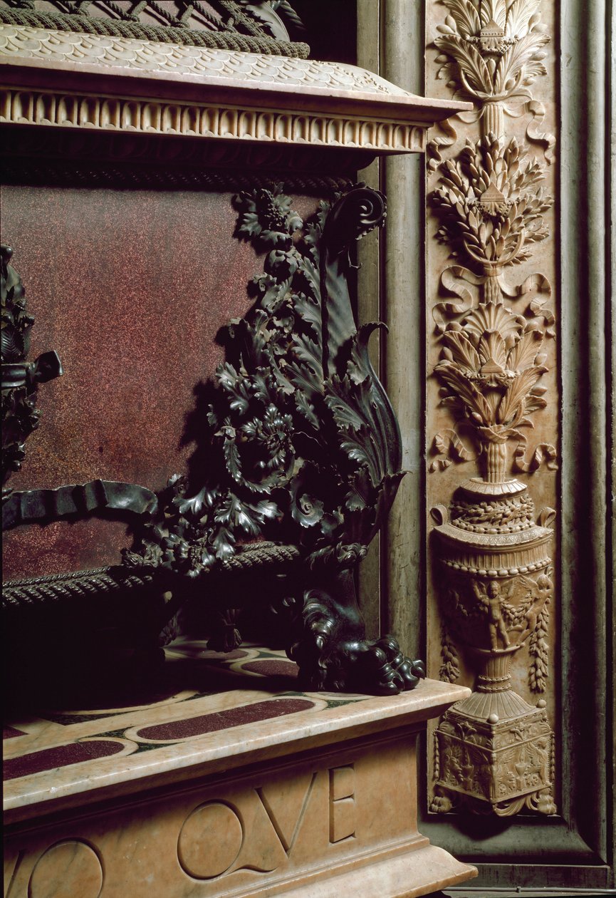 Funeral monument of Piero and Giovanni de Medici, sons of Cosimo de Medici the elder by Andrea del Verrocchio