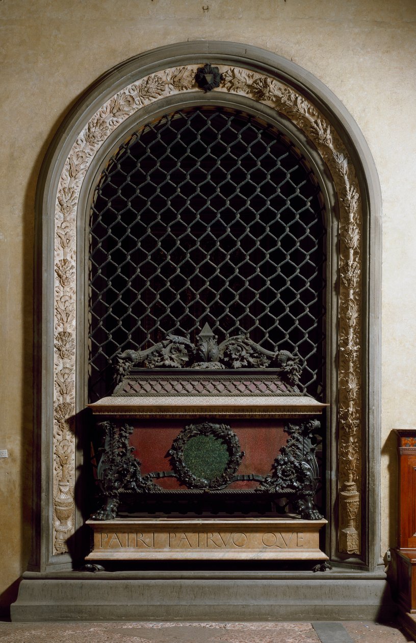 Funerary monument of Piero and Giovanni de Medici, sons of Cosimo de Medici the elder by Andrea del Verrocchio