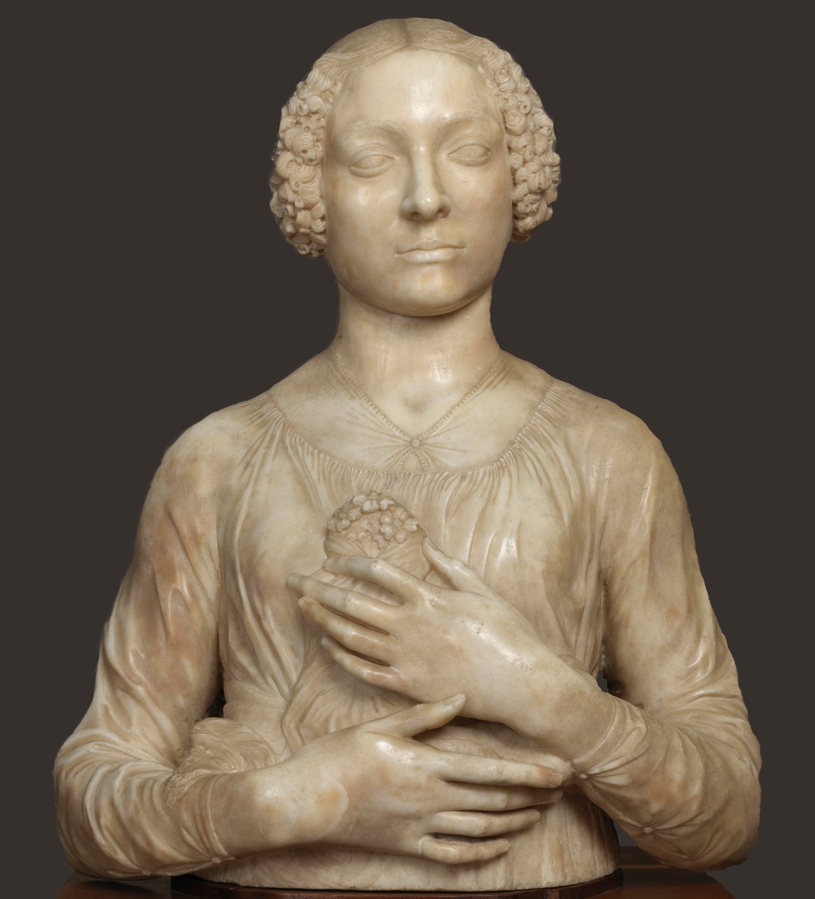 Lady with a Bouquet by Andrea del Verrocchio