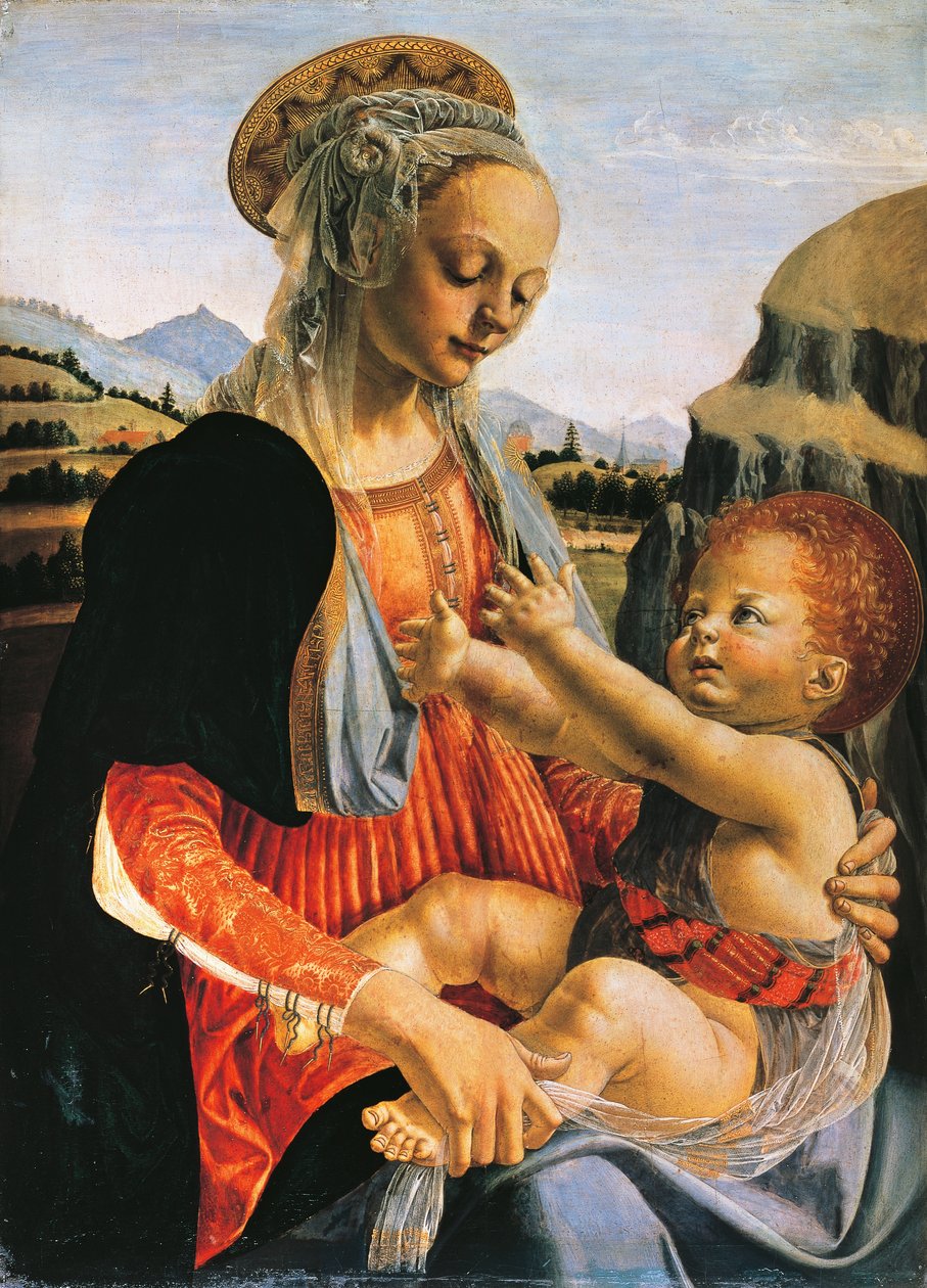 Madonna and Child, circa 1470 by Andrea del Verrocchio