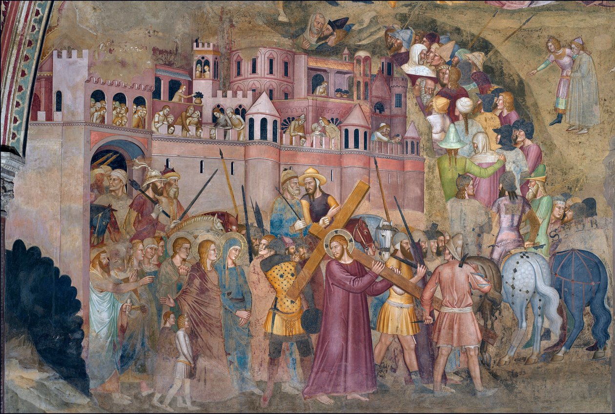 Christ carrying the Cross by Andrea di Bonaiuto (fl.1343 77)