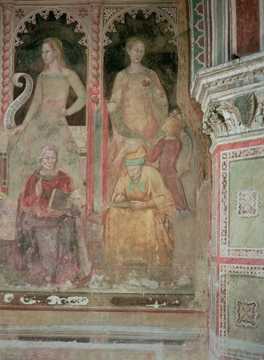 The Church Militant and Triumphant, in the Spanish Chapel, (detail) by Andrea di Bonaiuto (fl.1343 77)