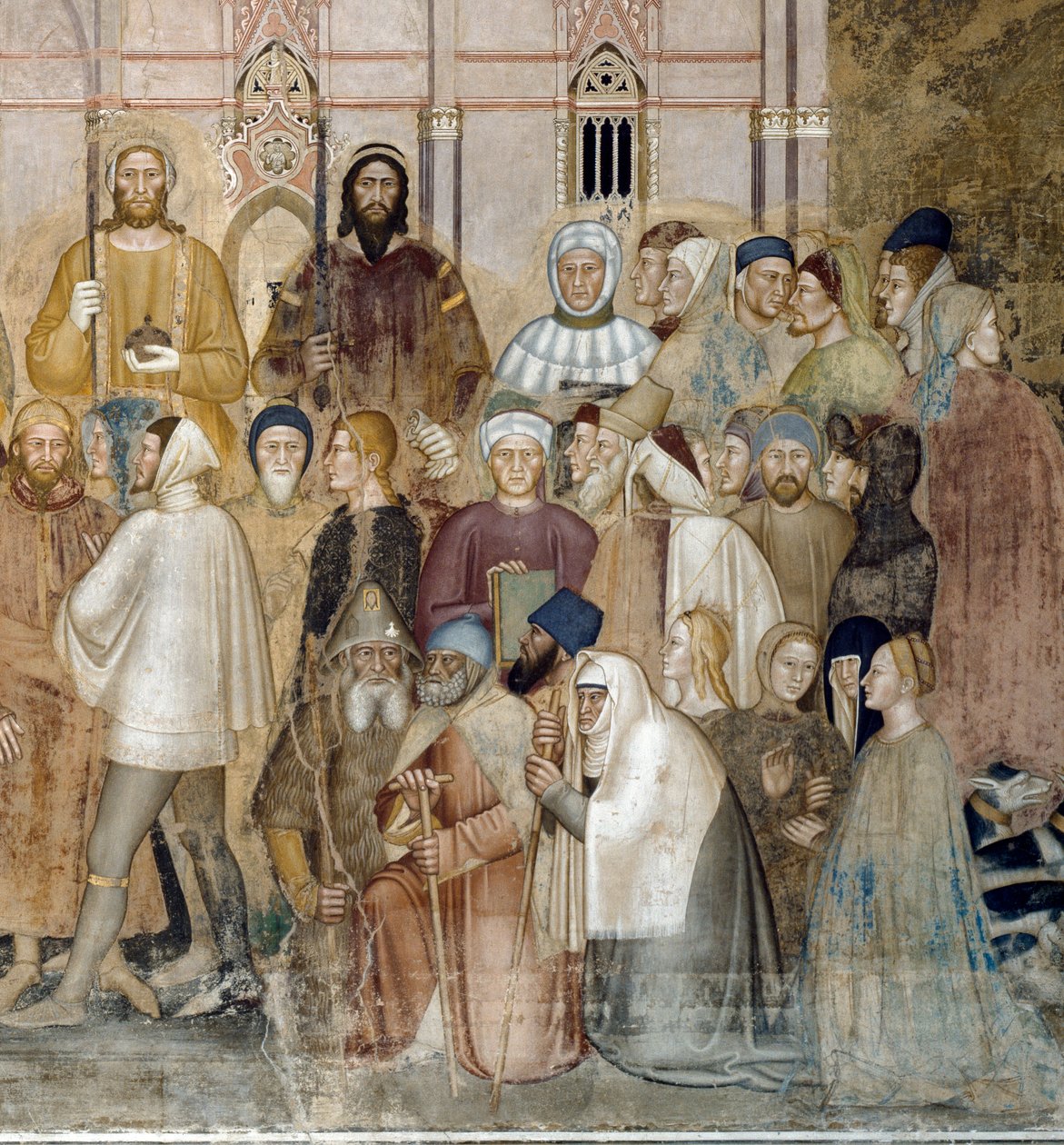 The Triumph of the Catholic Church (detail) by Andrea di Bonaiuto (fl.1343 77)