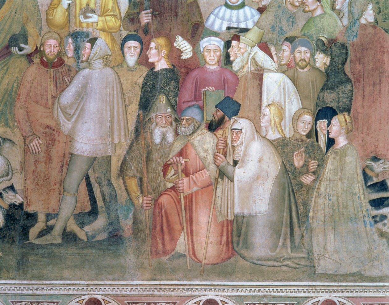 The Church Militant and Triumphant (detail) by Andrea di Bonaiuto
