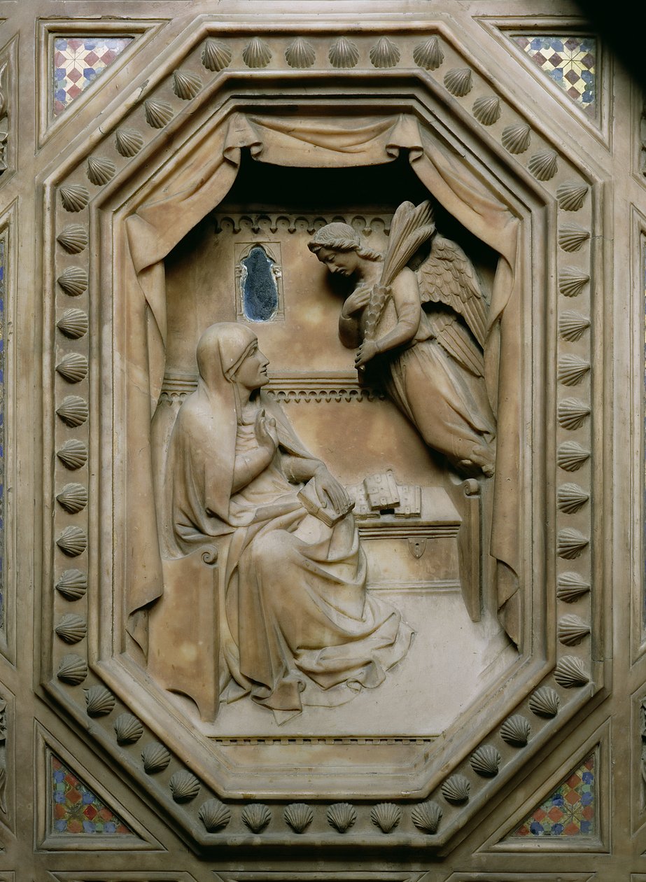 Tabernacle (detail) by Andrea di Cione Orcagna