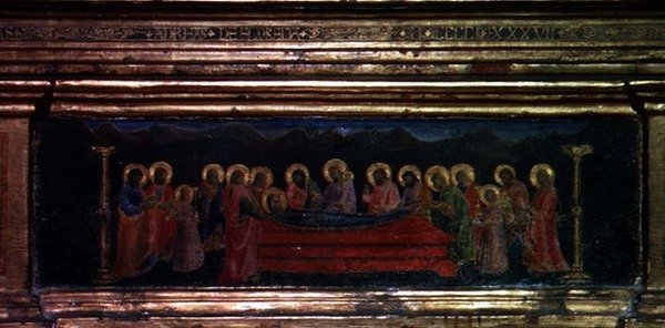 The Madonna of the Girdle (detail) by Andrea di Giusto Manzini