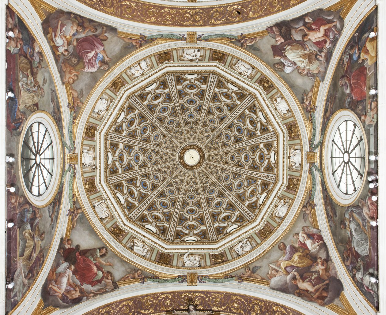 Dome with frescoes by Andrea the Elder Appiani