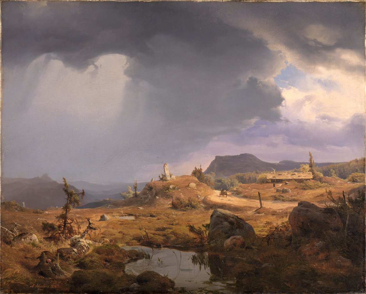 Norwegian Landscape by Andreas Achenbach