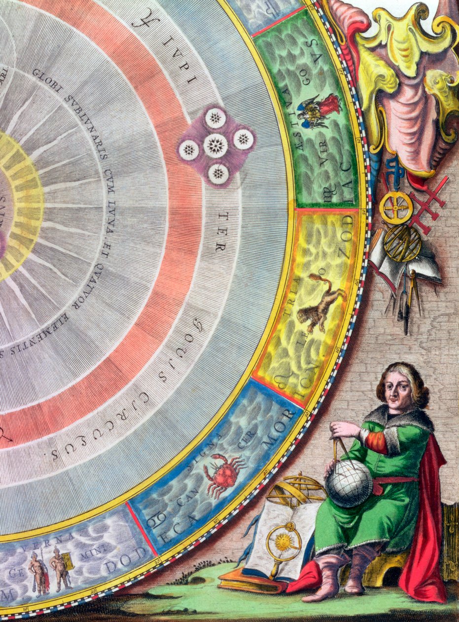 Nicolaus Copernicus, Polish astronomer by Andreas Cellarius