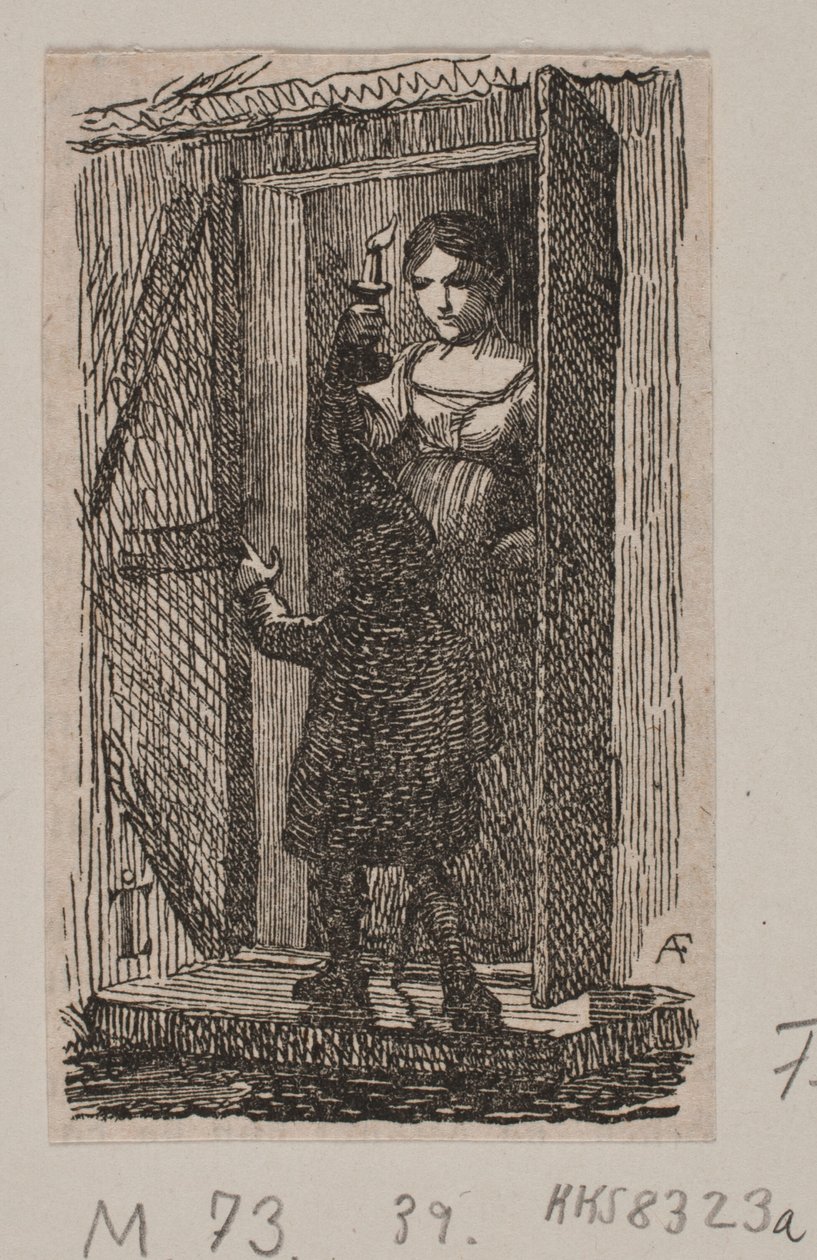 Illustration for 'The Midwife and the Troll'