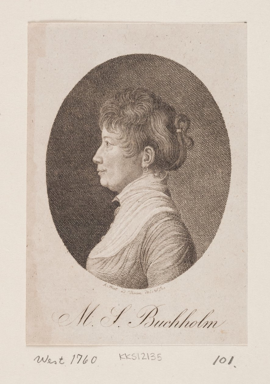 Magdalene Sophie Buchholm by Andreas Flint
