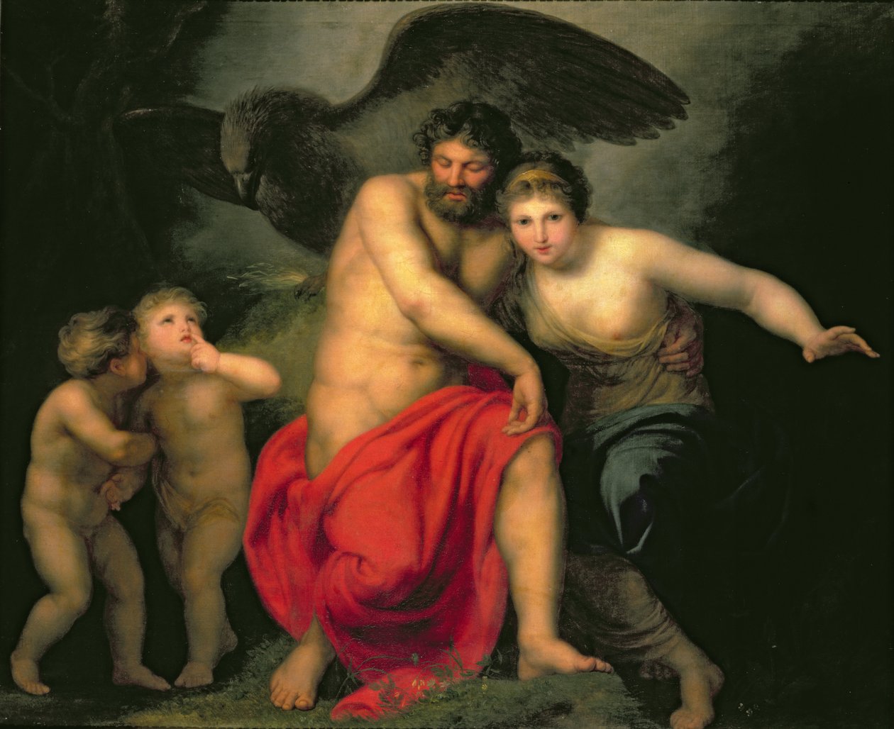 Zeus and Hera on Mount Ida, 1775 by Andreas or Andries Lens