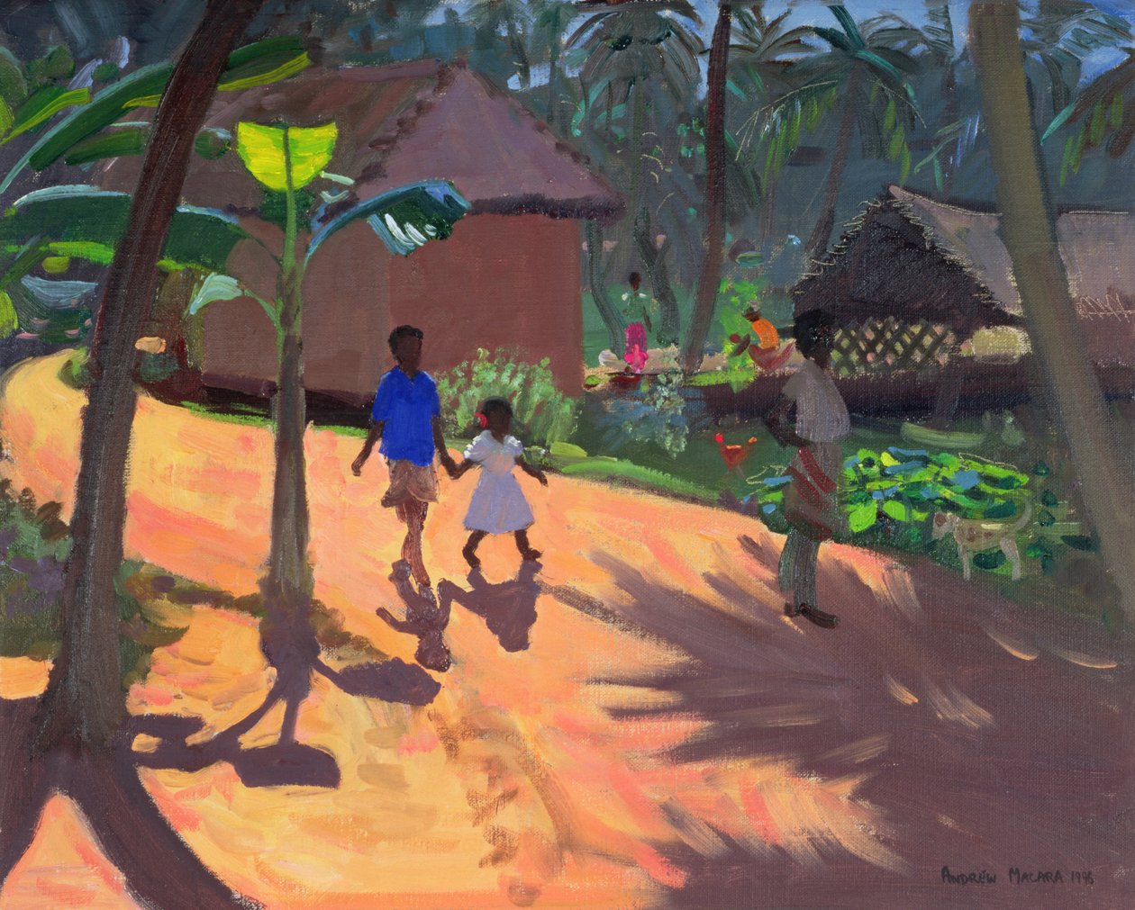 Road to Kovalum Beach, Kerala, 1996 by Andrew Macara