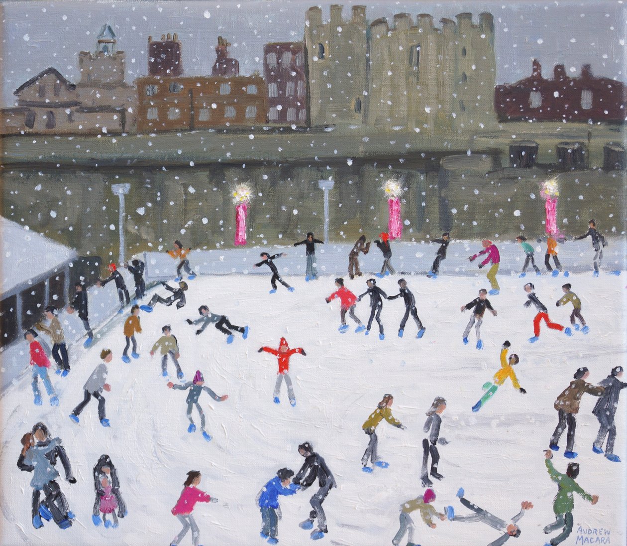 Tower of London Ice Rink, 2015 by Andrew Macara