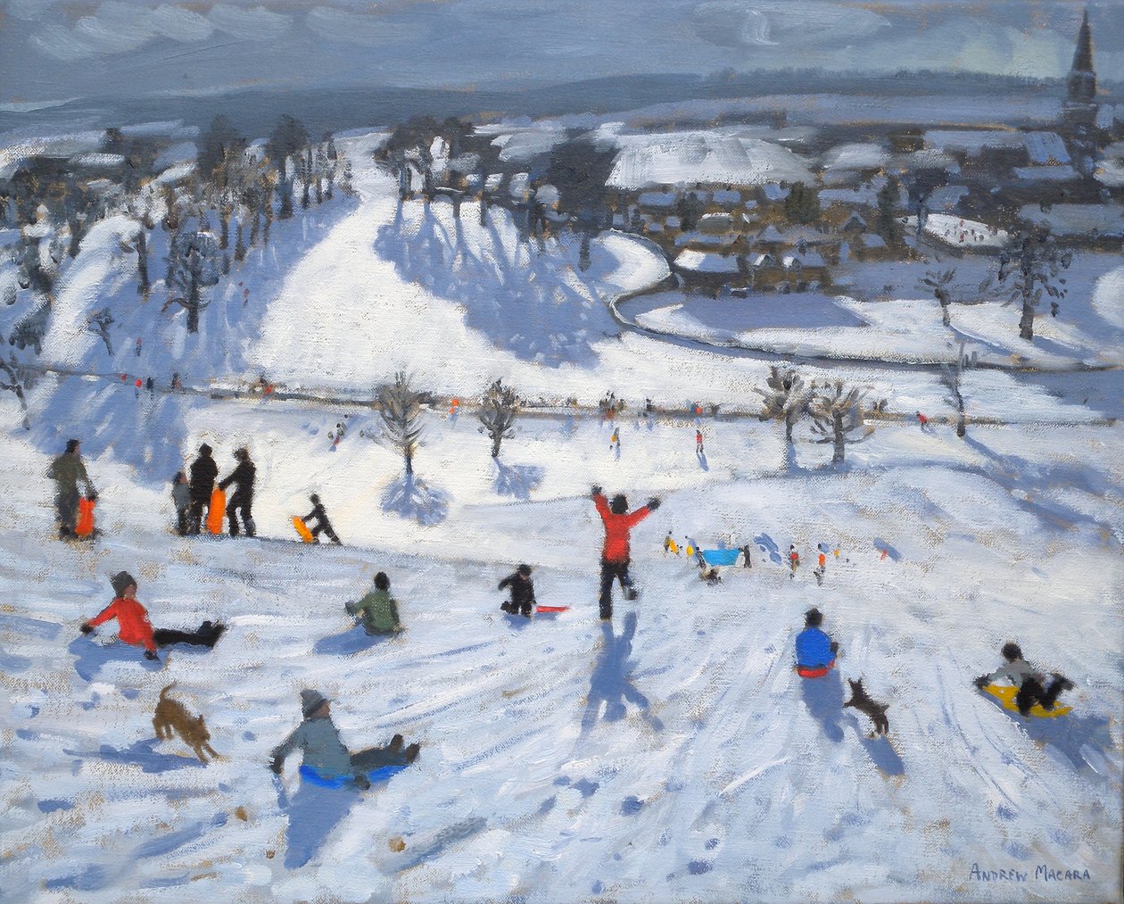Winter Fun, Chatsworth by Andrew Macara