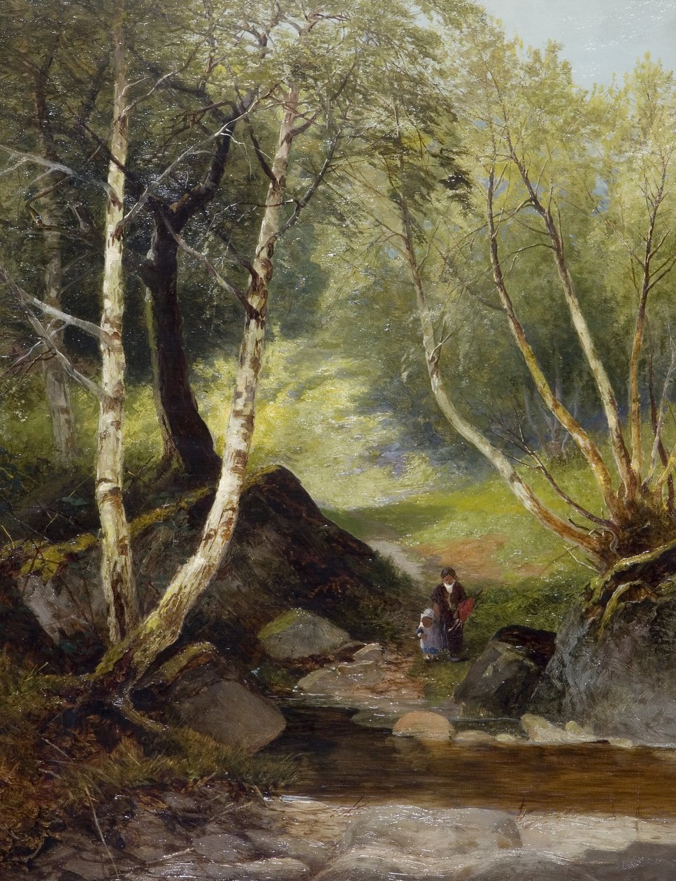 Among the Birches by Andrew Brandish Holte