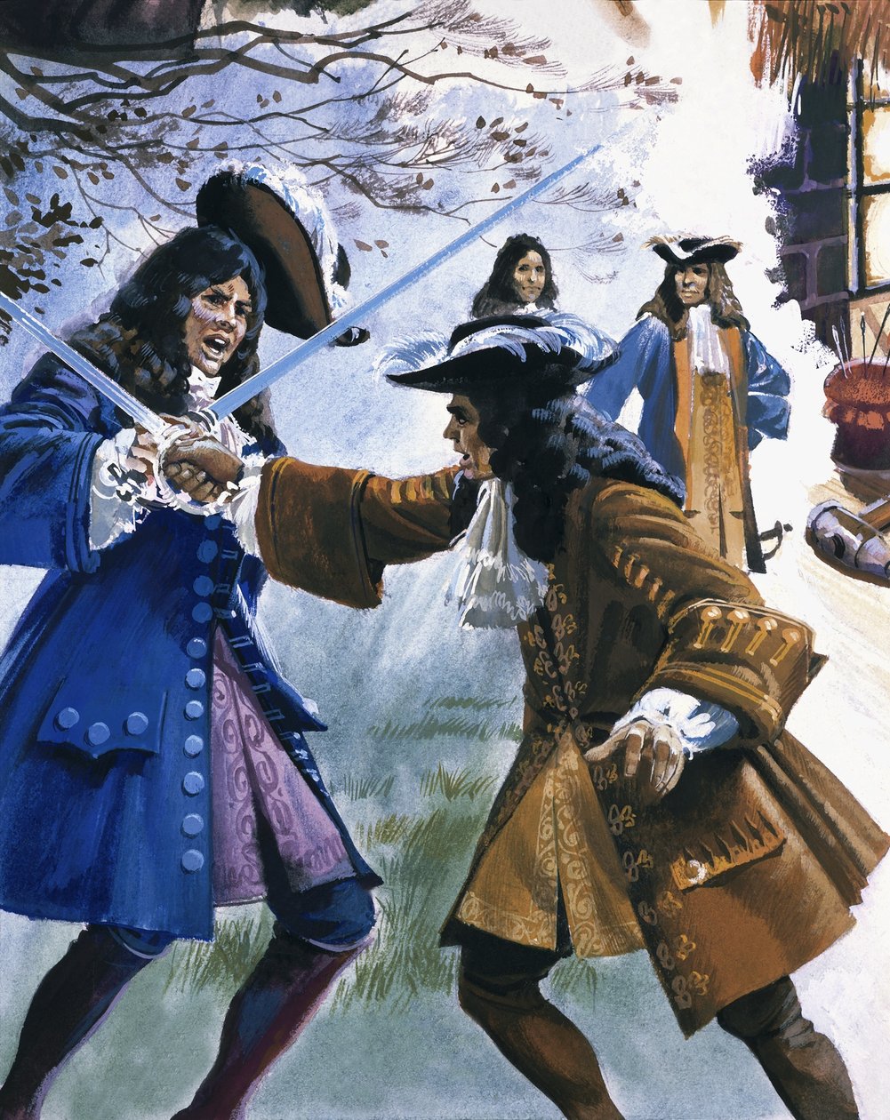 The Earl of Stafford About to Be Killed in a Duel by Andrew Howat