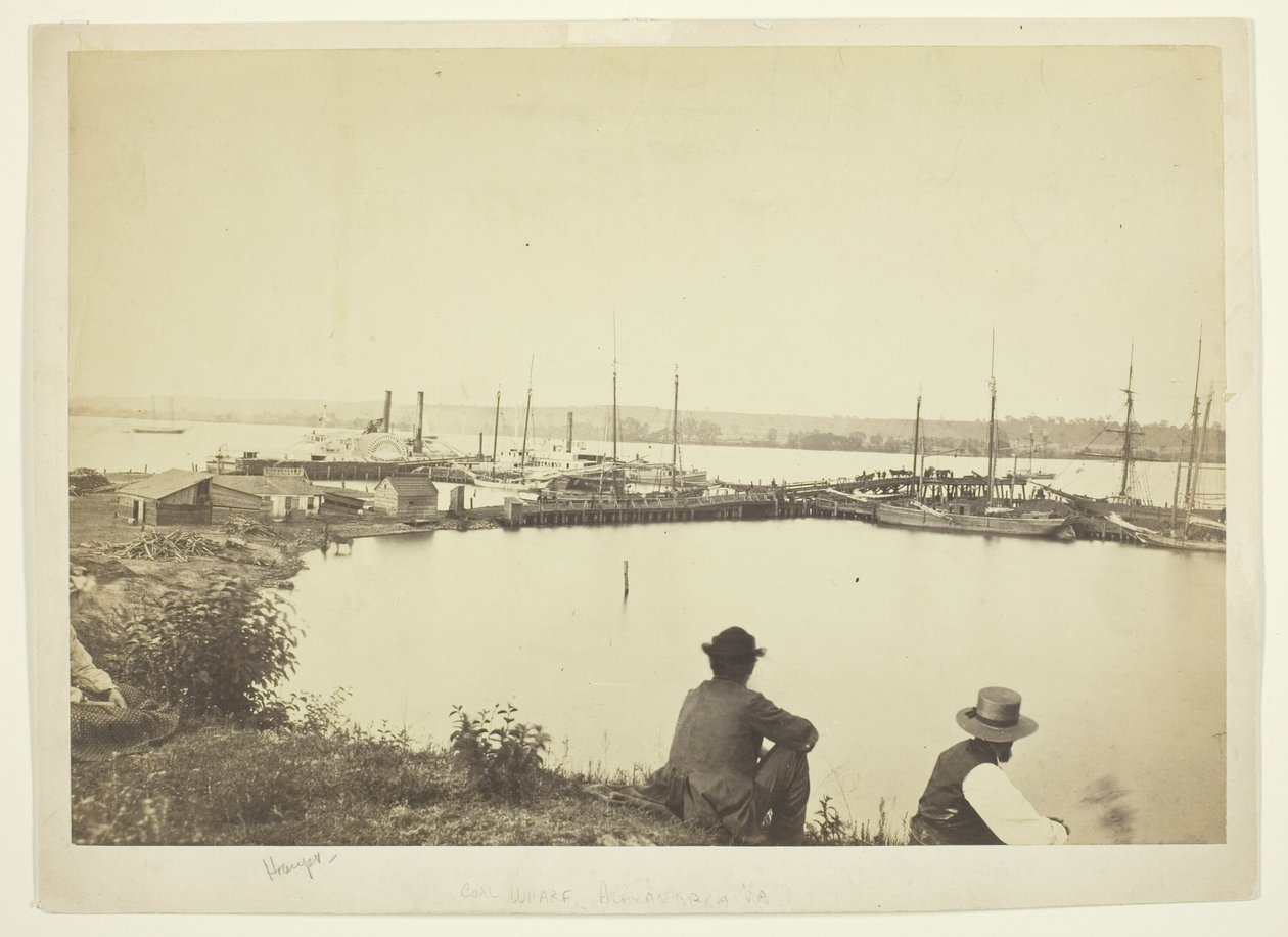 Coal Wharf, Alexandria, Virginia by Andrew Joseph Russell