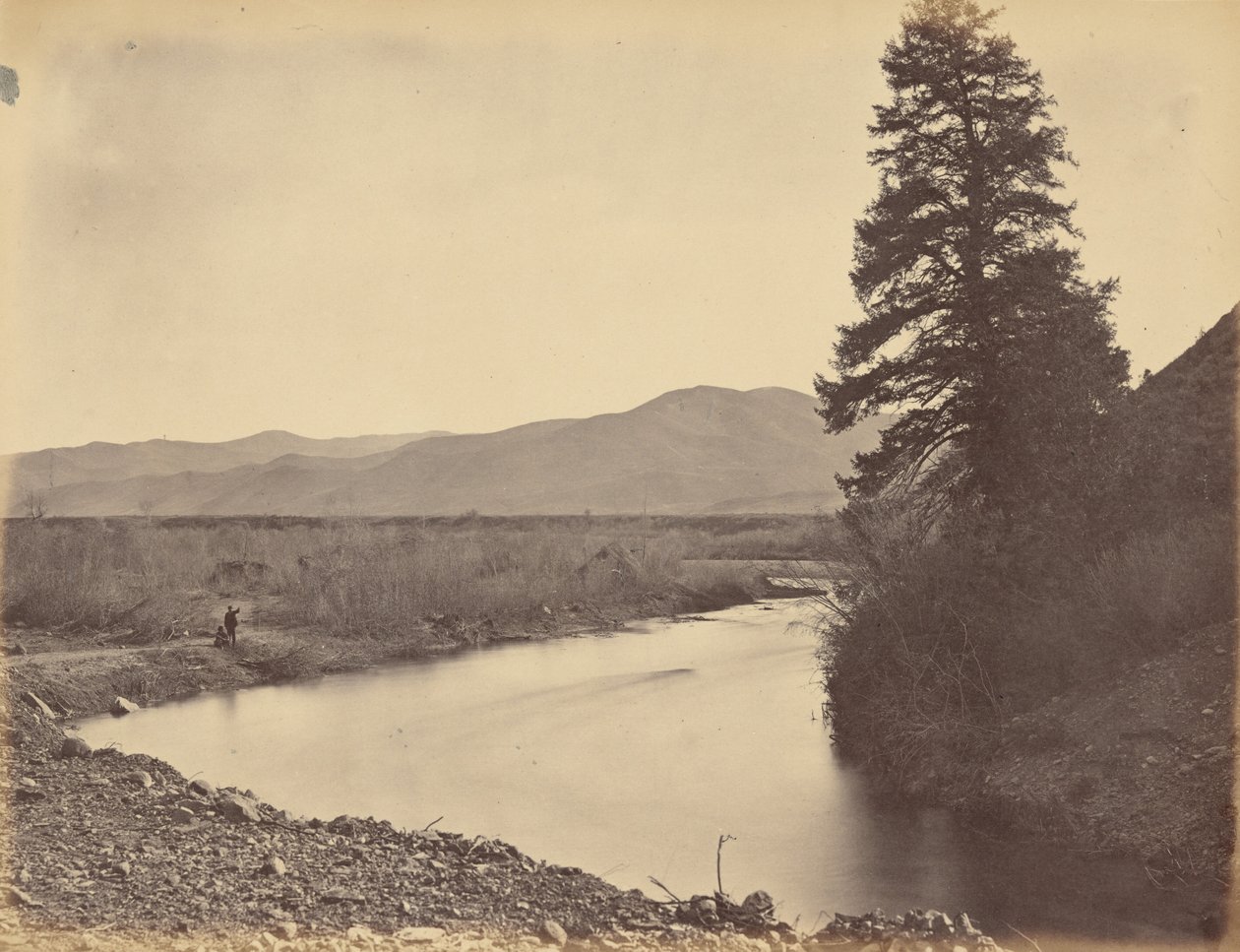 Plate 43. Weber Valley, from Willhelmina Pass, 1869 by Andrew Joseph Russell