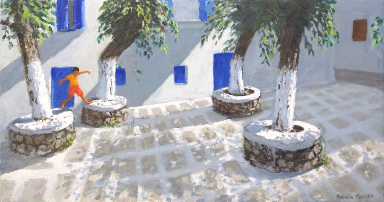 Four Trees, Mykonos Town by Andrew Macara