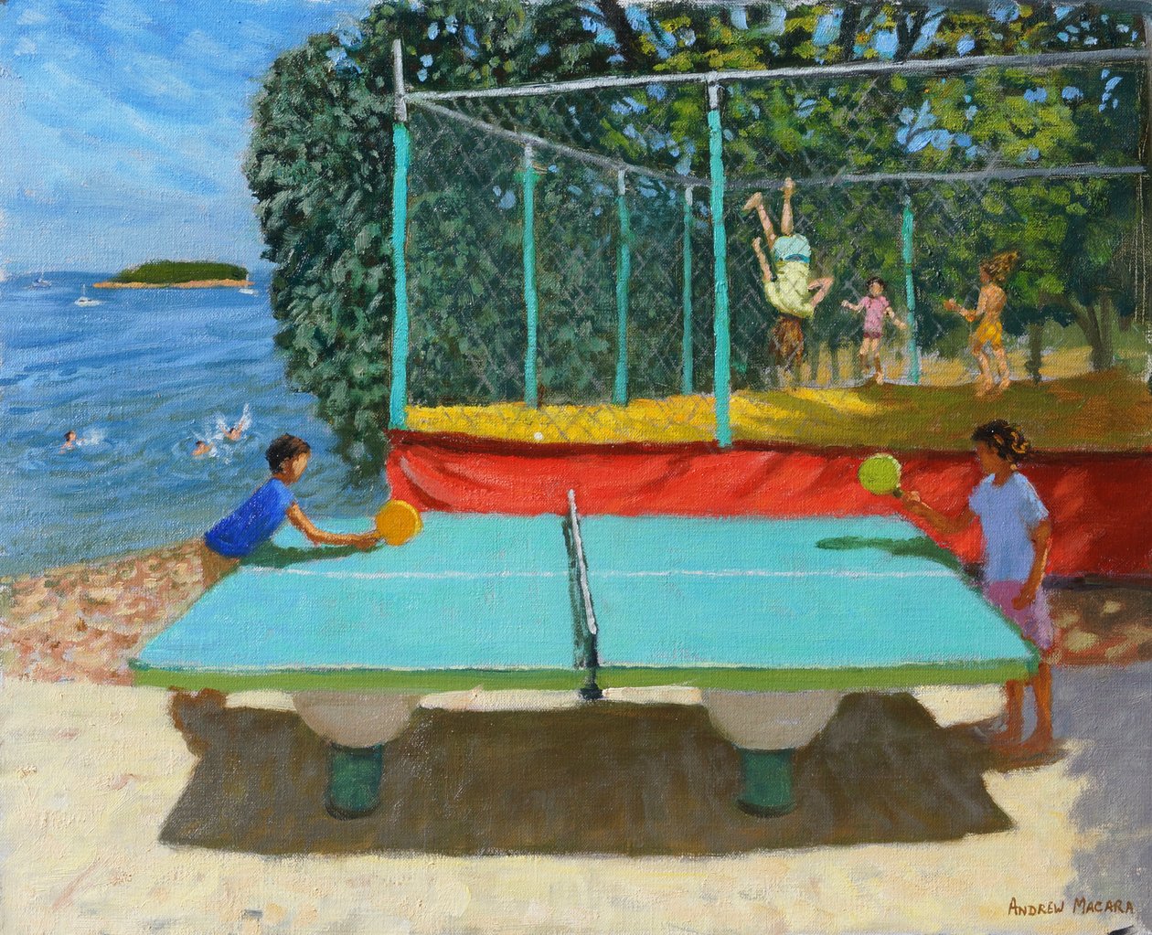 Ping Pong, Vrsar, Croatia, 2022 by Andrew Macara