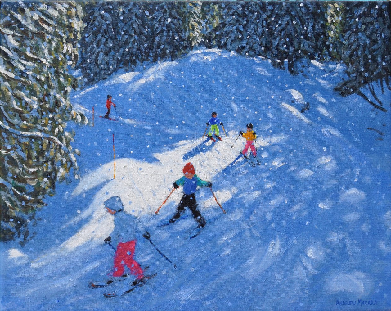 Ski school. Samoens, Grand Massif, France, 2021 by Andrew Macara