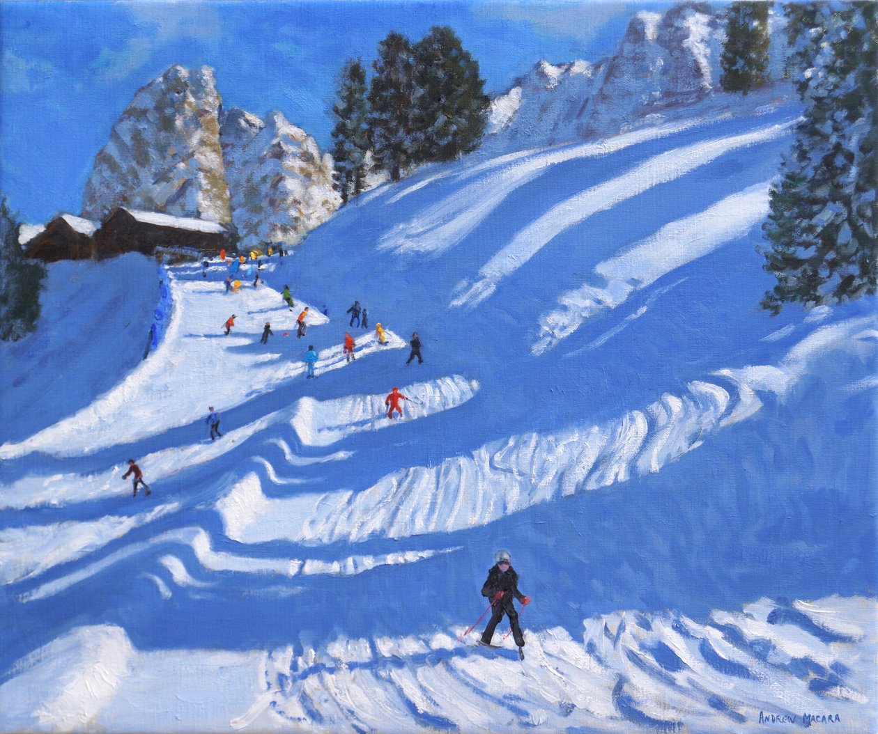 Sun and shadows, Kitzbuhel, Austria by Andrew Macara