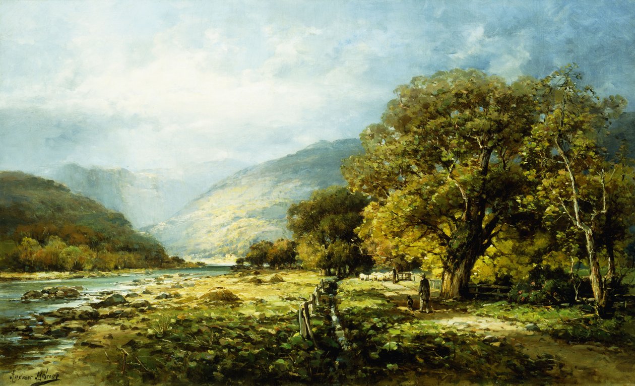 A Stroll Along the River by Andrew Melrose