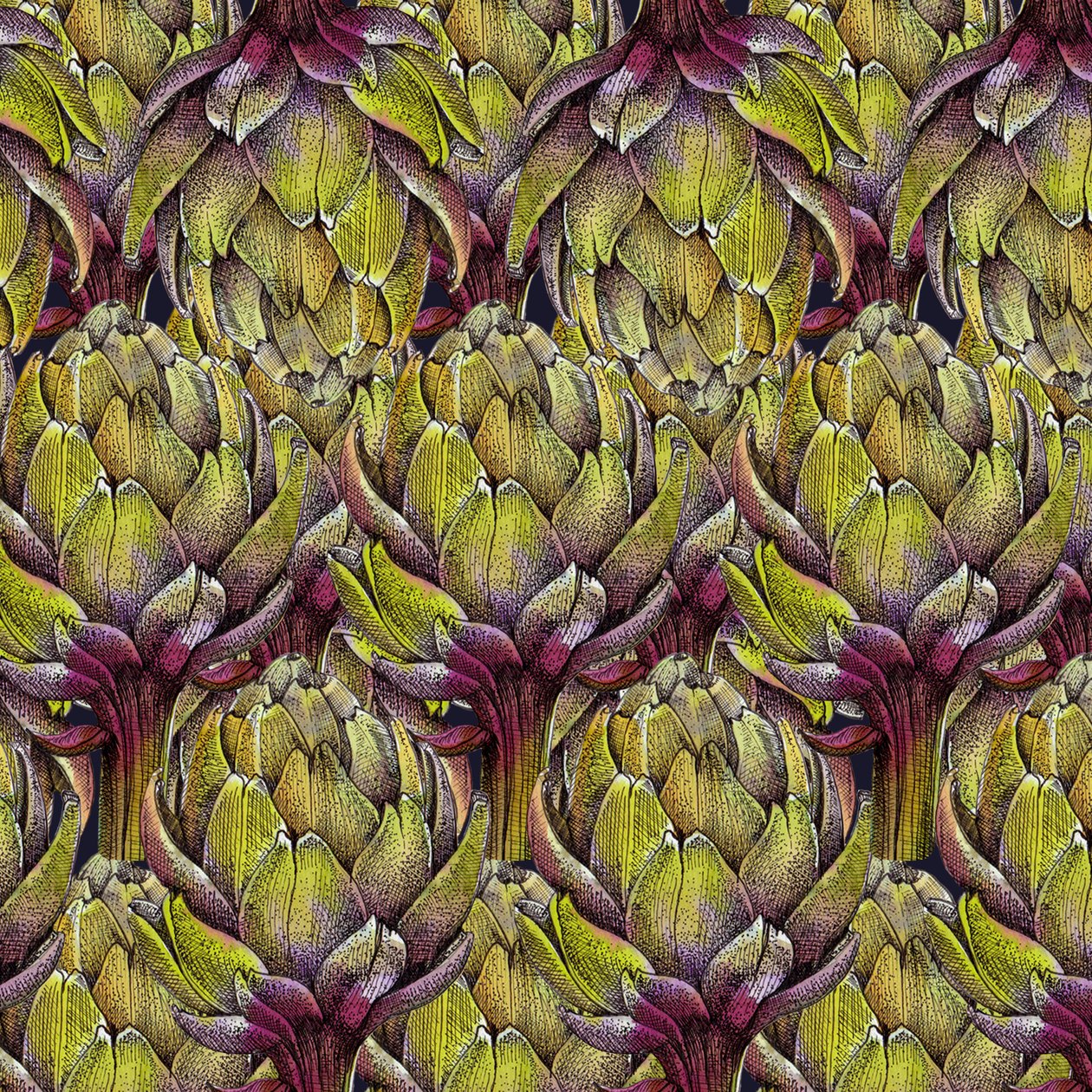 Globe Artichoke Heads, 2018 by Andrew Watson