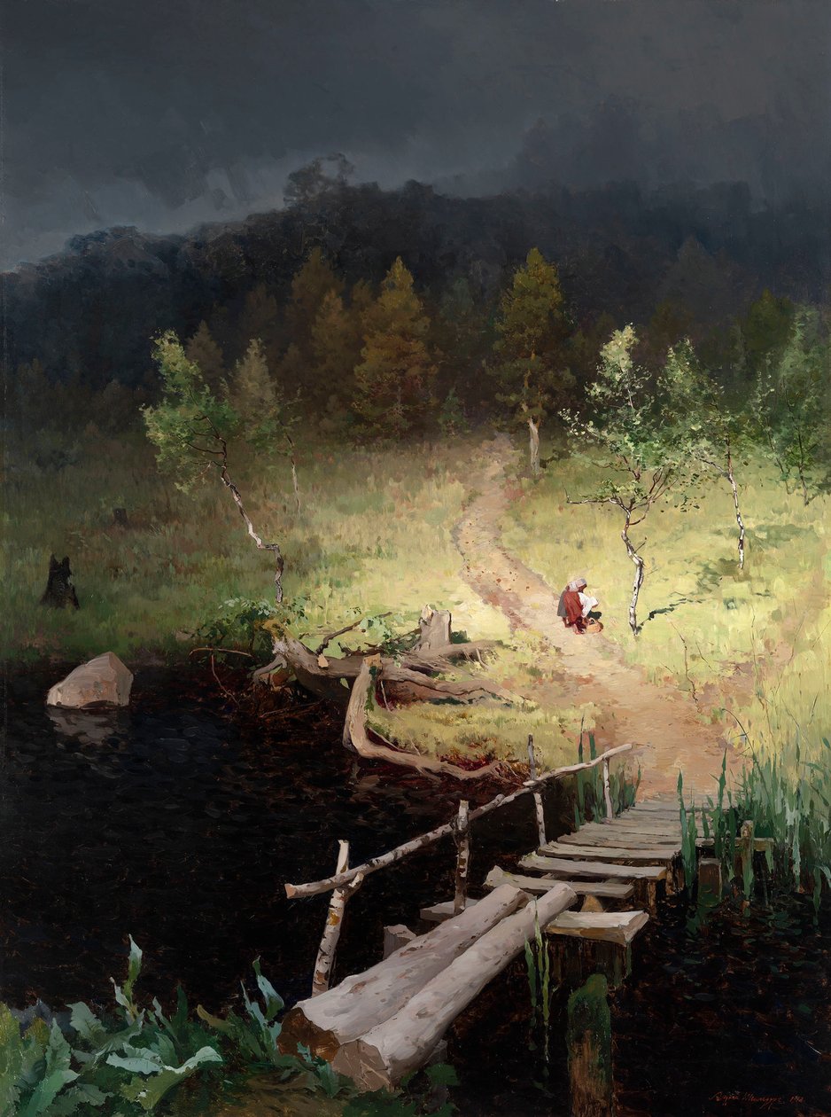 Before the storm (1918) by Andrey Nikolayevich Shilder
