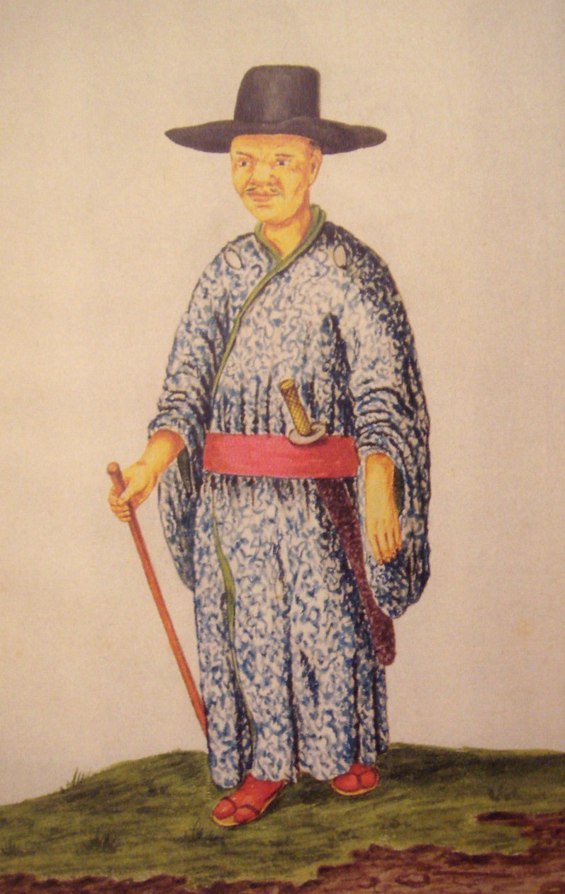 Japanese Christian in Jakarta circa 1656 by Andries Beeckman