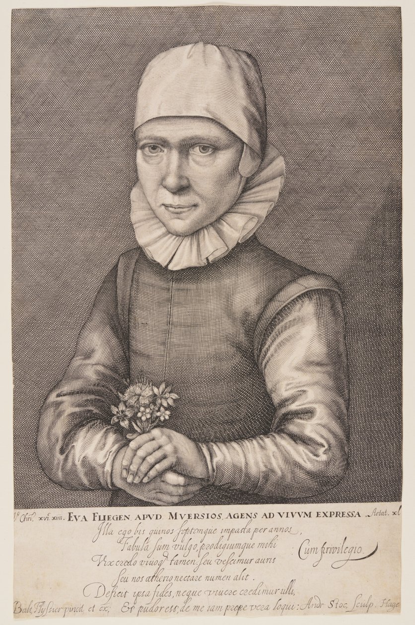 Eva Fliegen van Meurs by Andries Stock