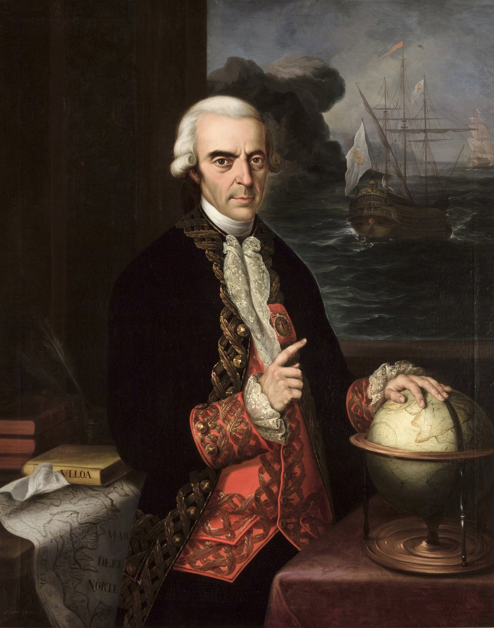 Portrait of Antonio de Ulloa by Andrés Cortés y Aguilar