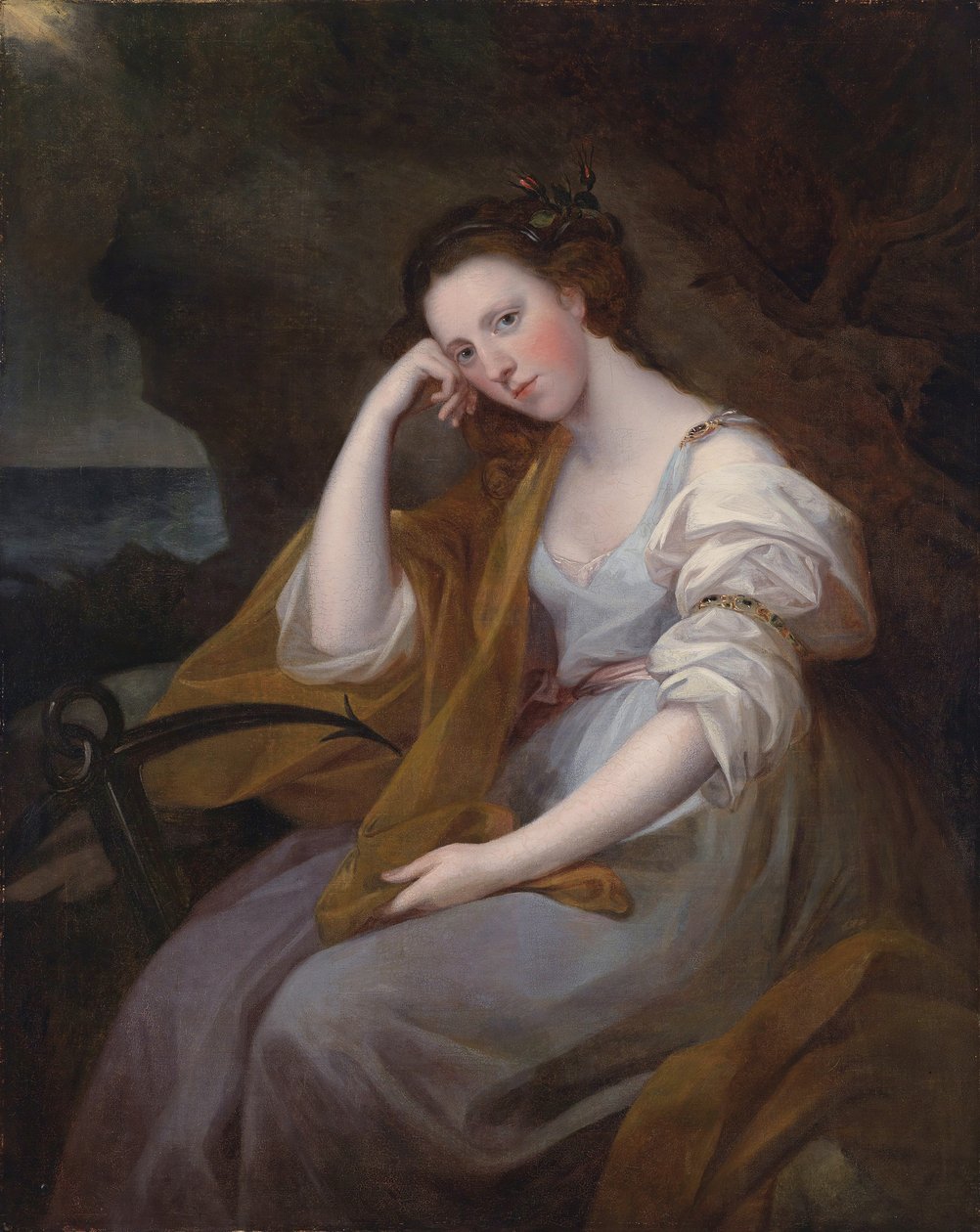 Portrait of Lady Louisa Leveson Gower as Spes (Goddess of Hope) by Angelica Kauffmann