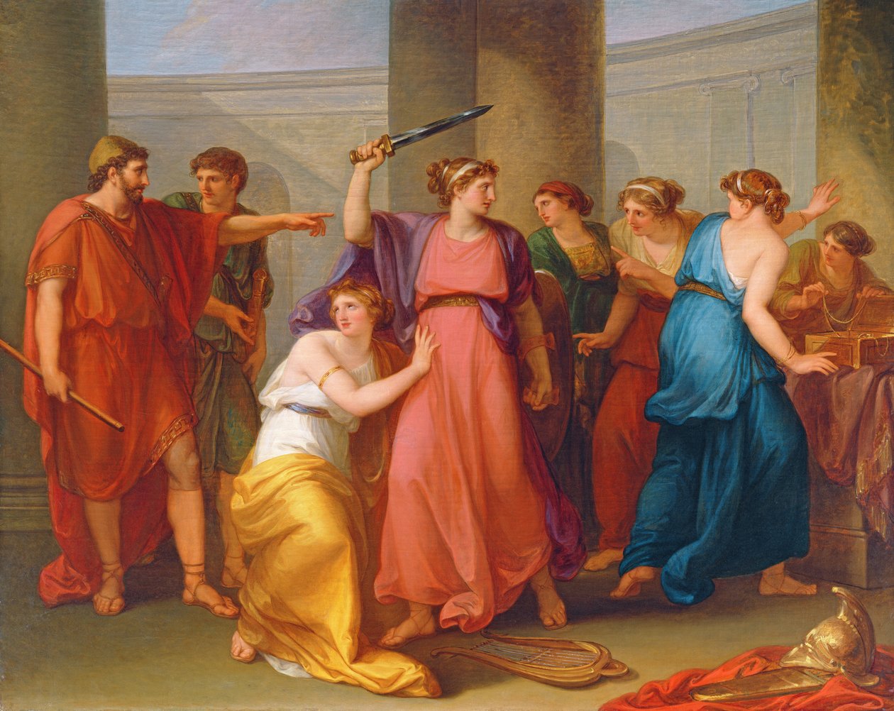 Achilles Discovered by Angelica Kauffmann