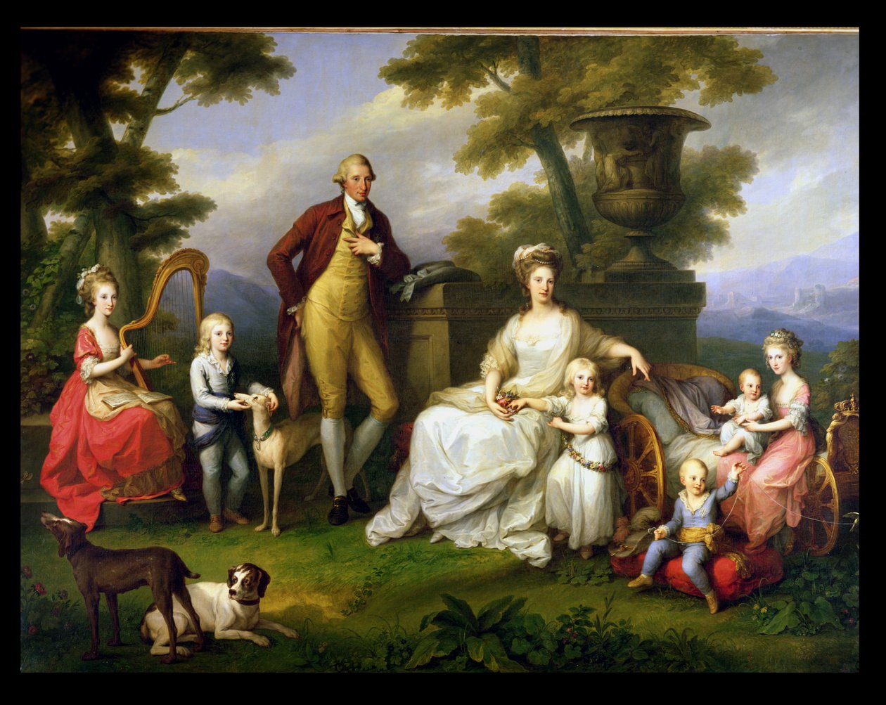 Ferdinand IV King of Naples, and his Family by Angelica Kauffmann