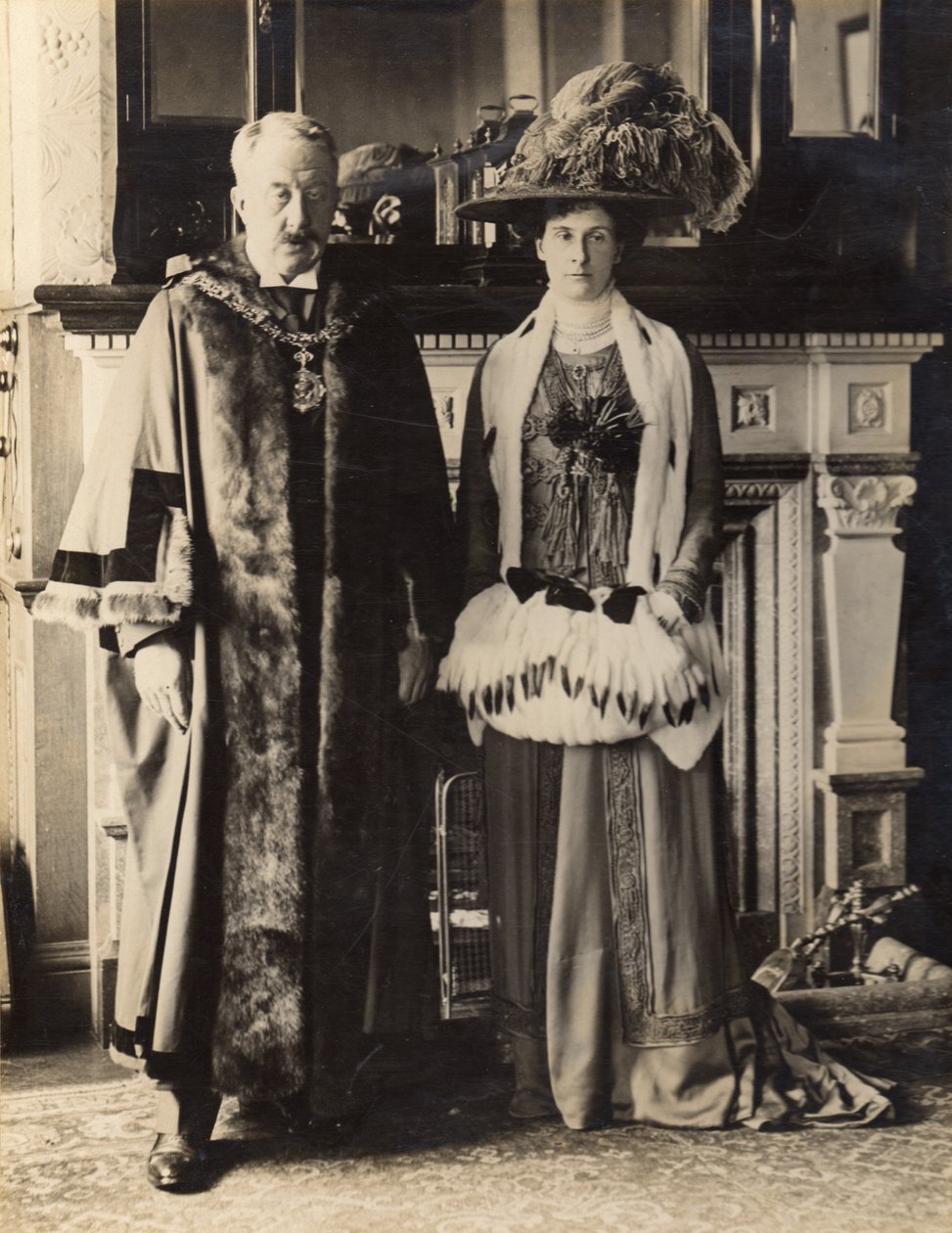The 9th Duke of Devonshire and Duchess Evelyn by Thomas Kelly