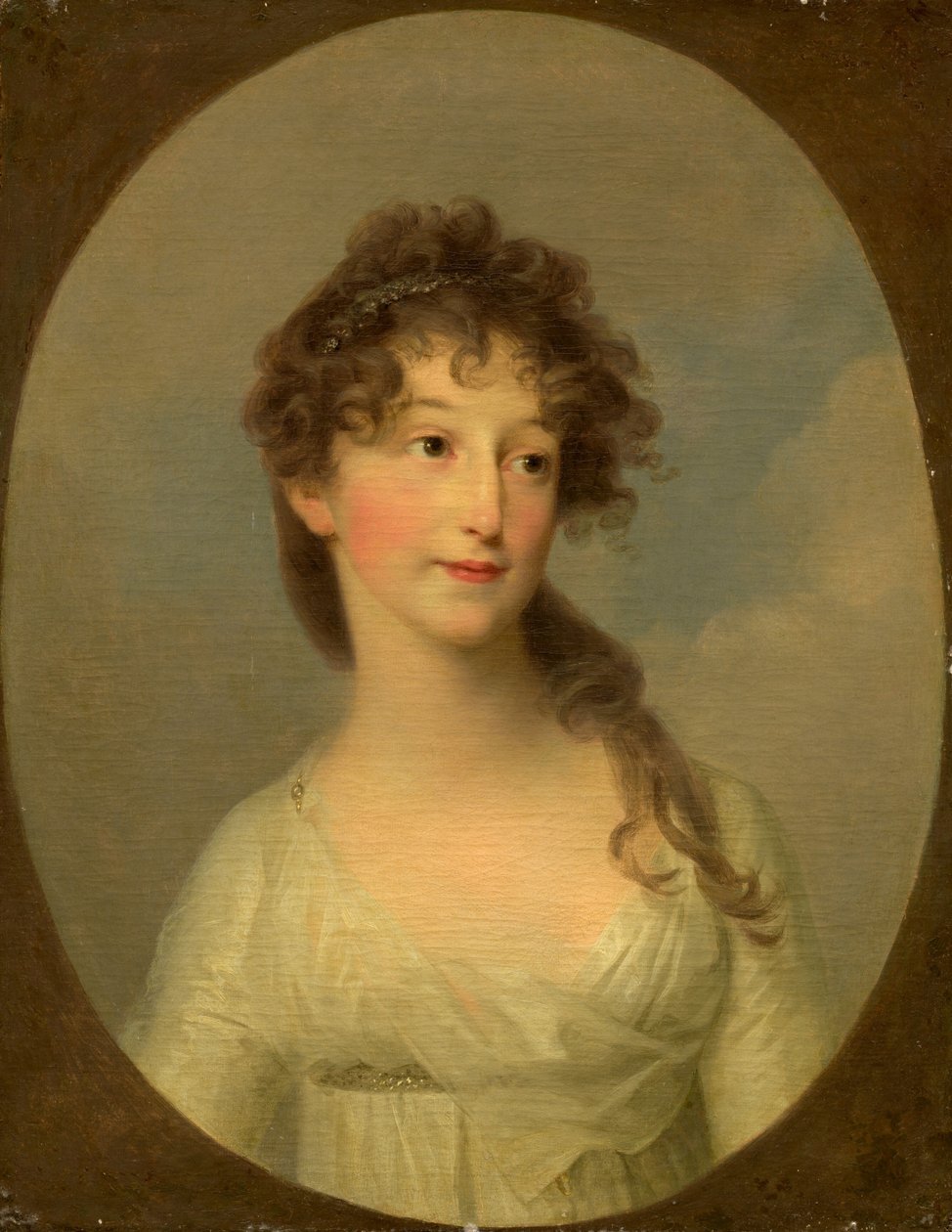 Possibly Franciska Krasinska, Duchess of Courland by Angelica Kauffman