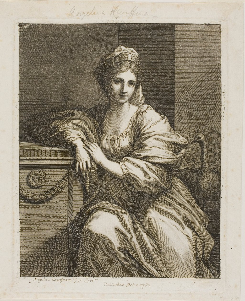 Juno and the Peacock by Angelica Kauffmann